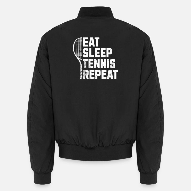 Tennis Manger dormir tennis répéter Pull Sweat à capuche Bomber unisexe