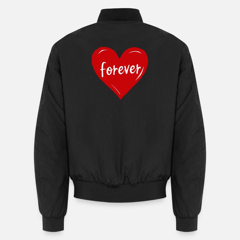Valentinstag rotes Herz rot Geschenk Valentinstag Unisex Bomberjacke