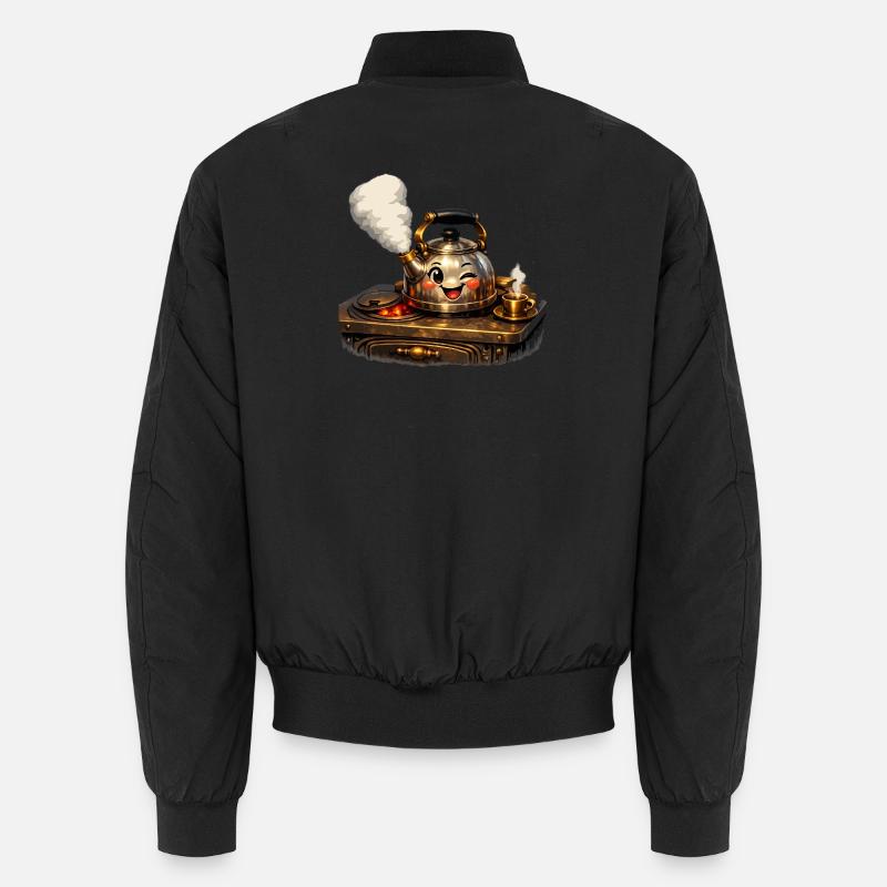 Kettle on stove Unisex Bomber Jacket