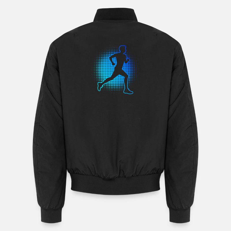 Gift idea for a running with running Unisex Bomber Jacket