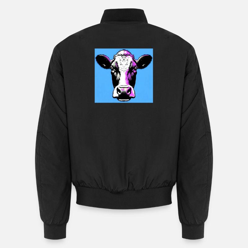 vache - Bomber unisexe - noir