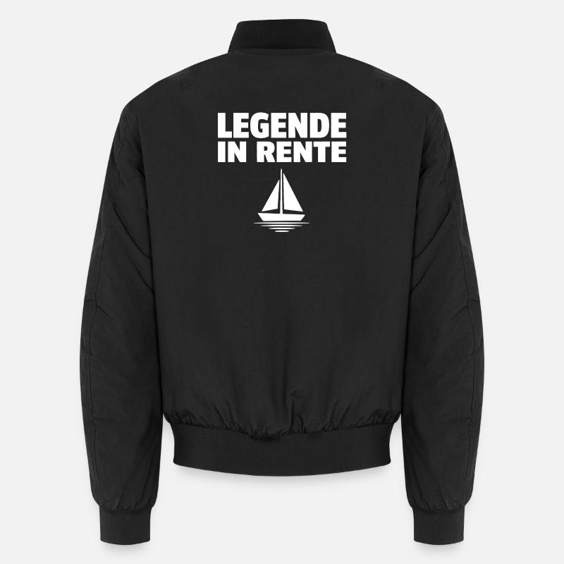 Endlich Rente Frei - Unisex Bomberjacke - Schwarz