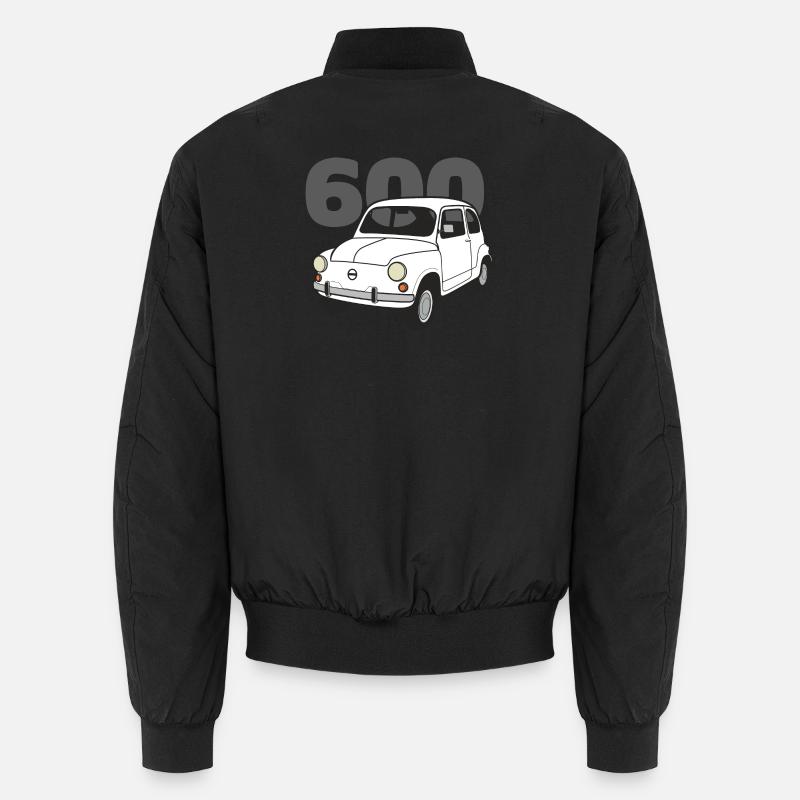 600 white v2 - Unisex Bomber Jacket - black