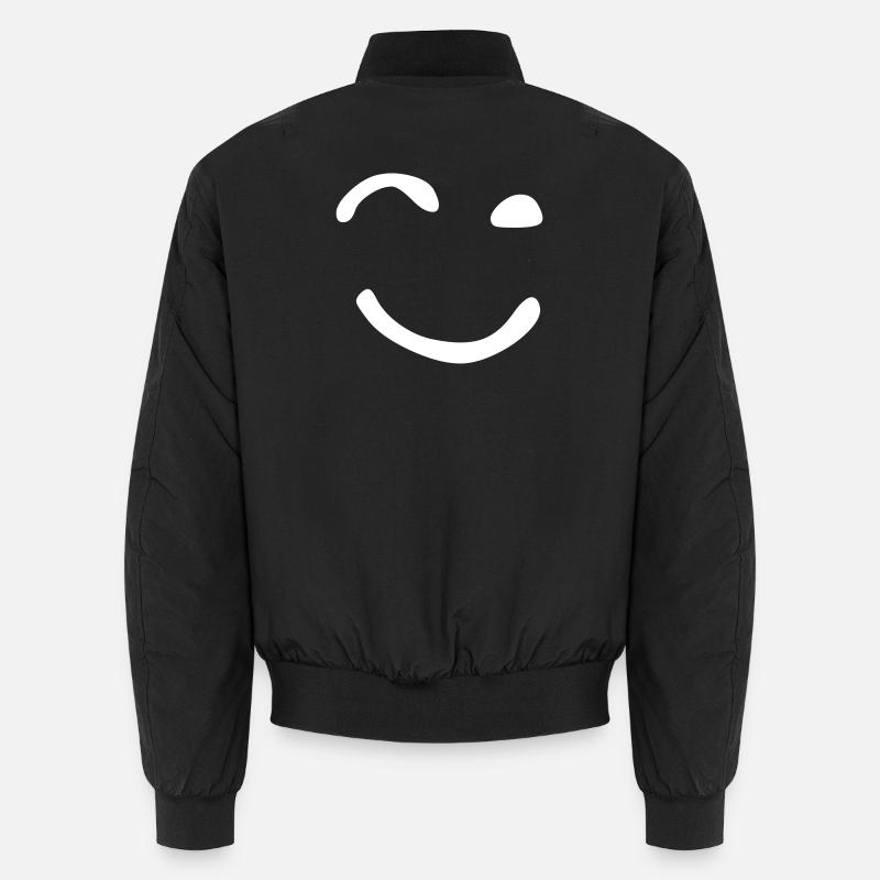 The winking face Unisex Bomber Jacket