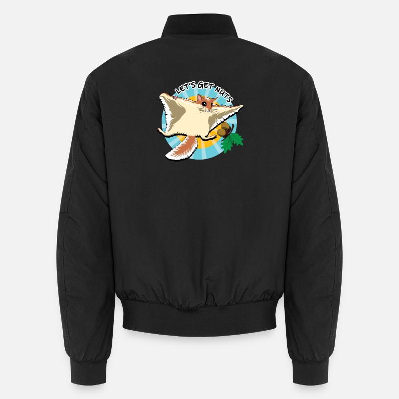 Fliegendes Eichhörnchen - Let es Get Nuts Unisex Bomberjacke
