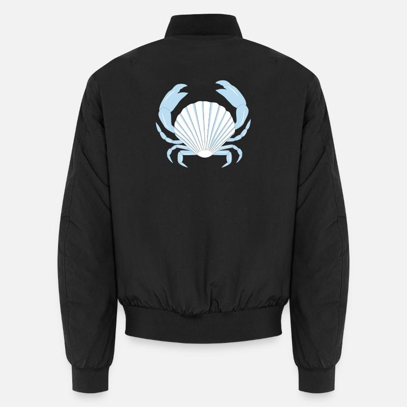 Blue Crab Unisex Bomber Jacket