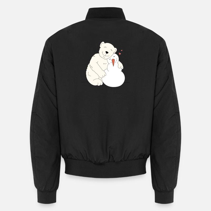 Beste Freunde - Unisex Bomberjacke - Schwarz