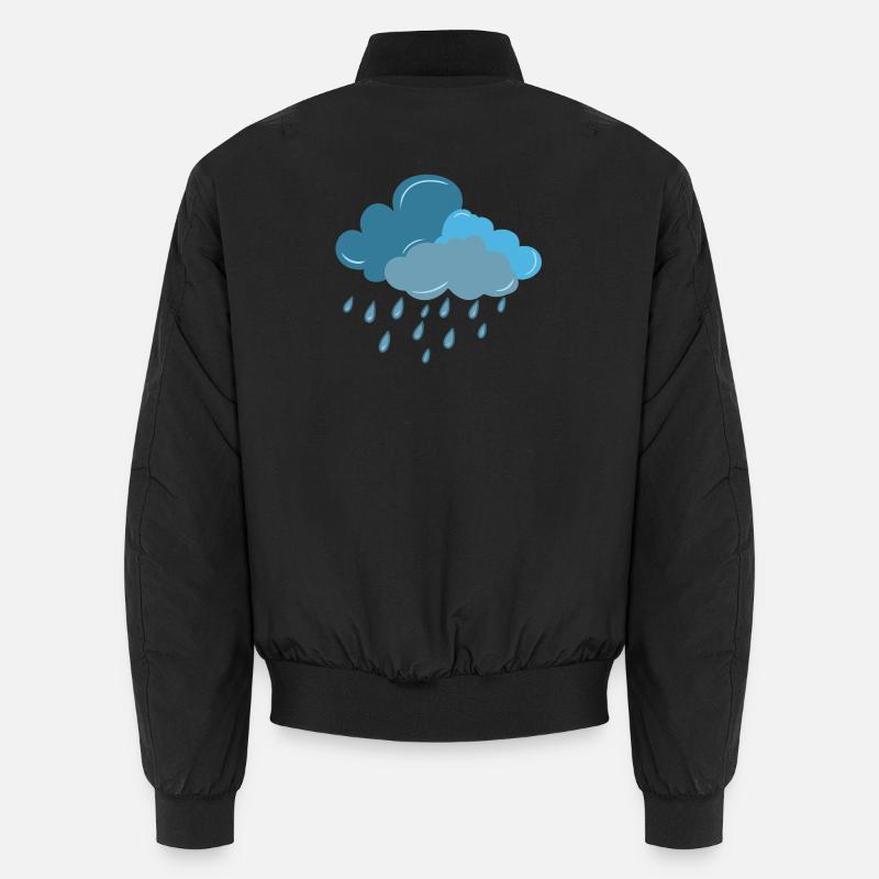 nuage, pluie, orage Bomber unisexe