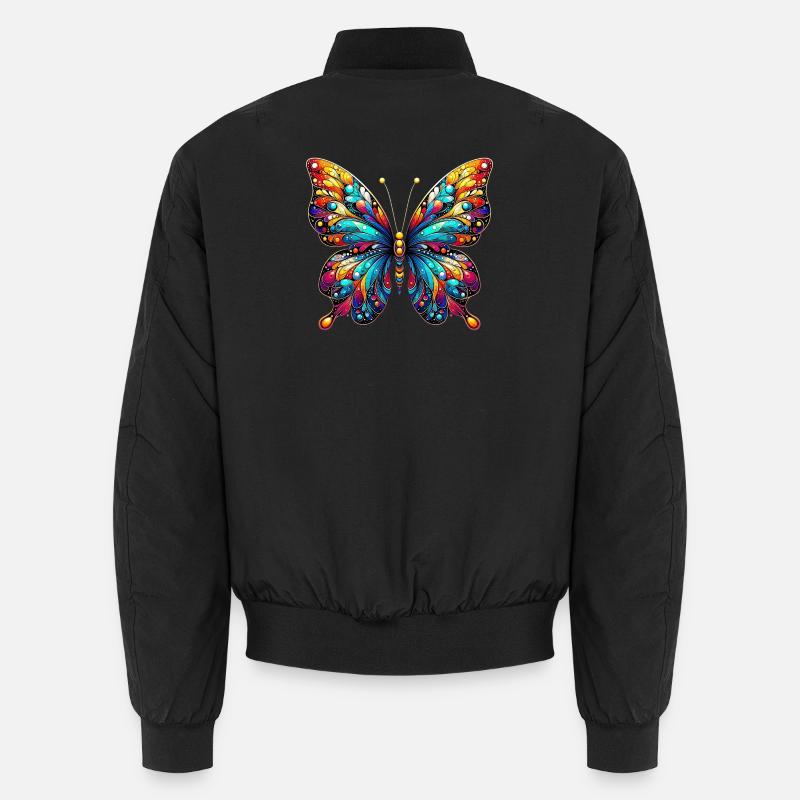 Papillon - Bomber unisexe - noir