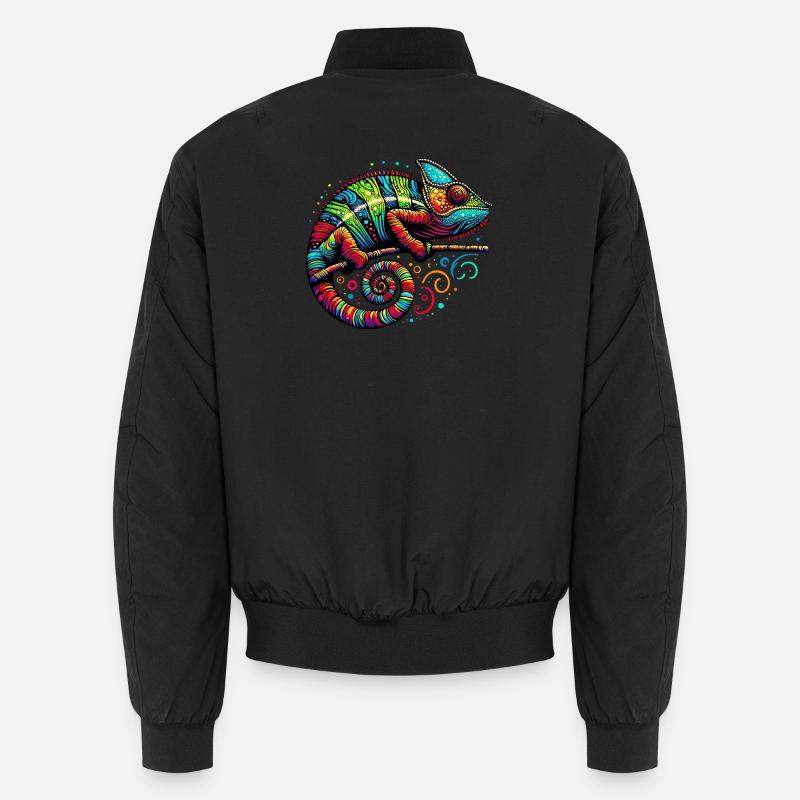 Chamäleon Unisex Bomberjacke
