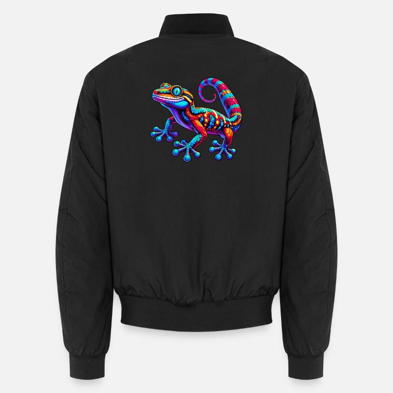 Gecko - Bomber unisexe - noir