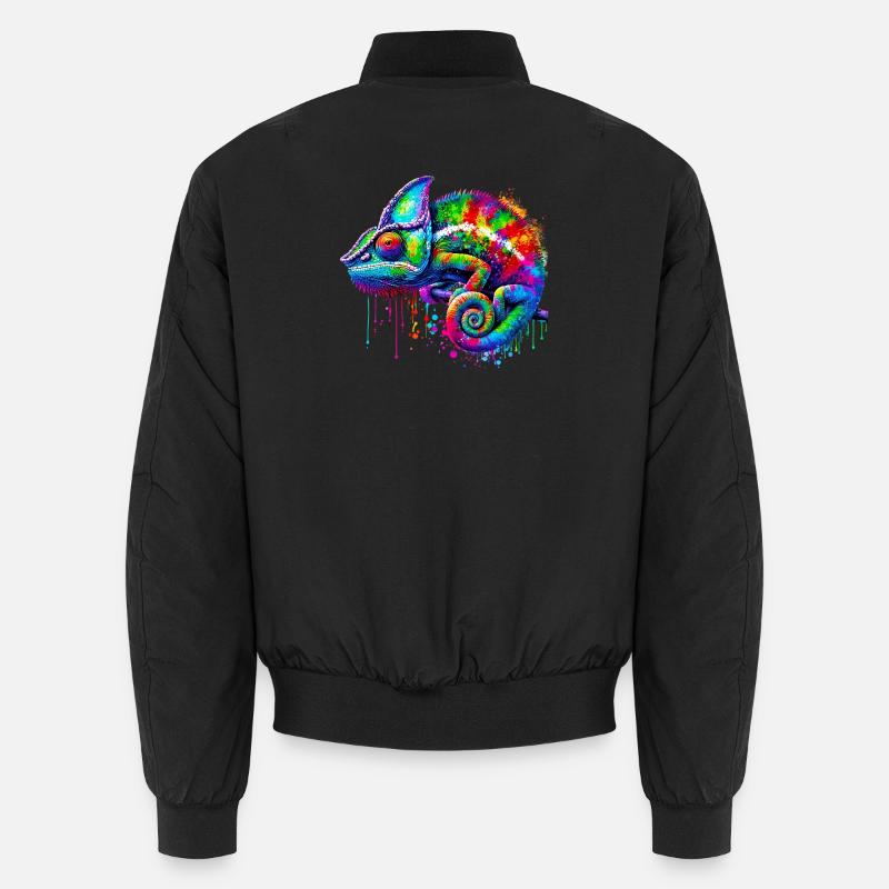 Caméléon - Bomber unisexe - noir