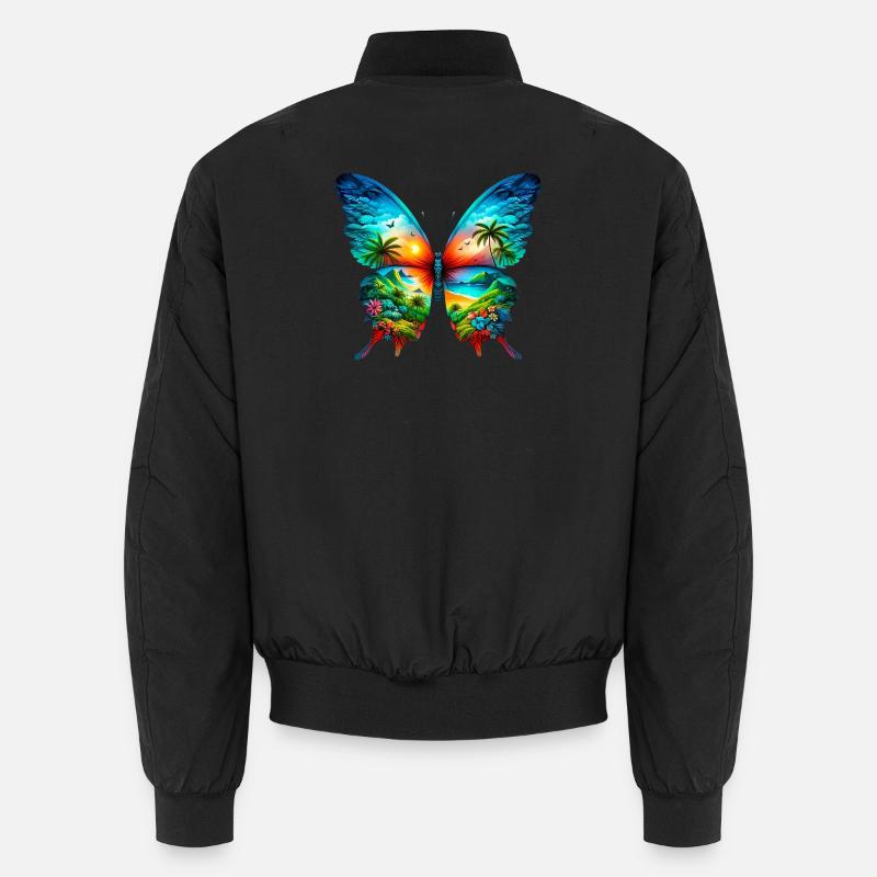 Schmetterling Unisex Bomberjacke