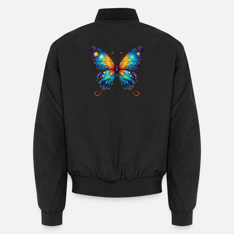Van Gogh butterfly Unisex Bomber Jacket