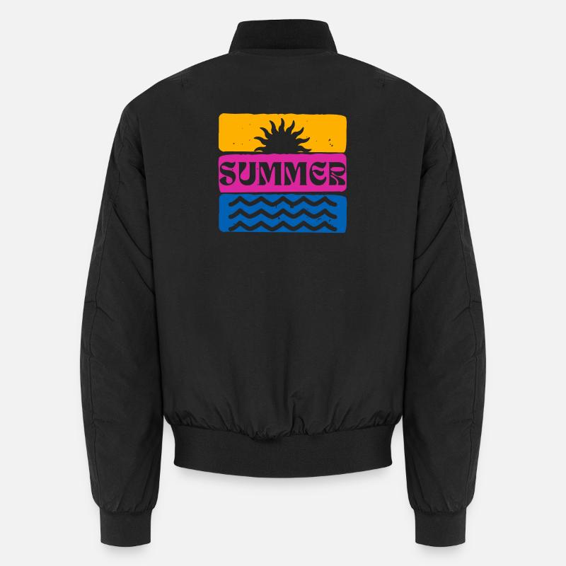Sommer Unisex Bomberjacke