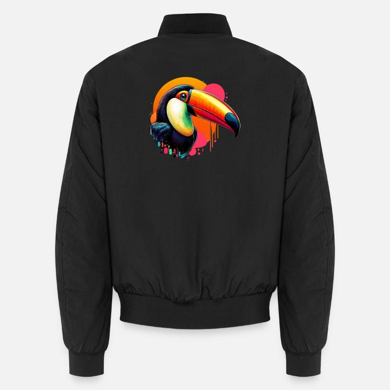 Toucan - Bomber unisexe - noir