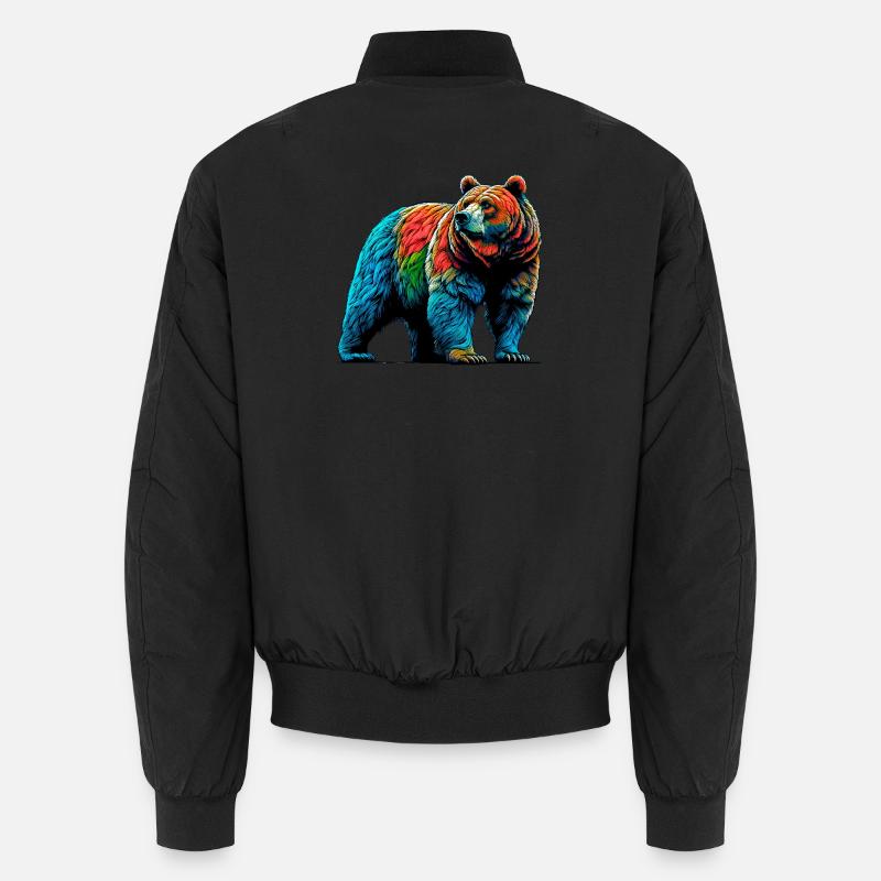 Bear Unisex Bomber Jacket