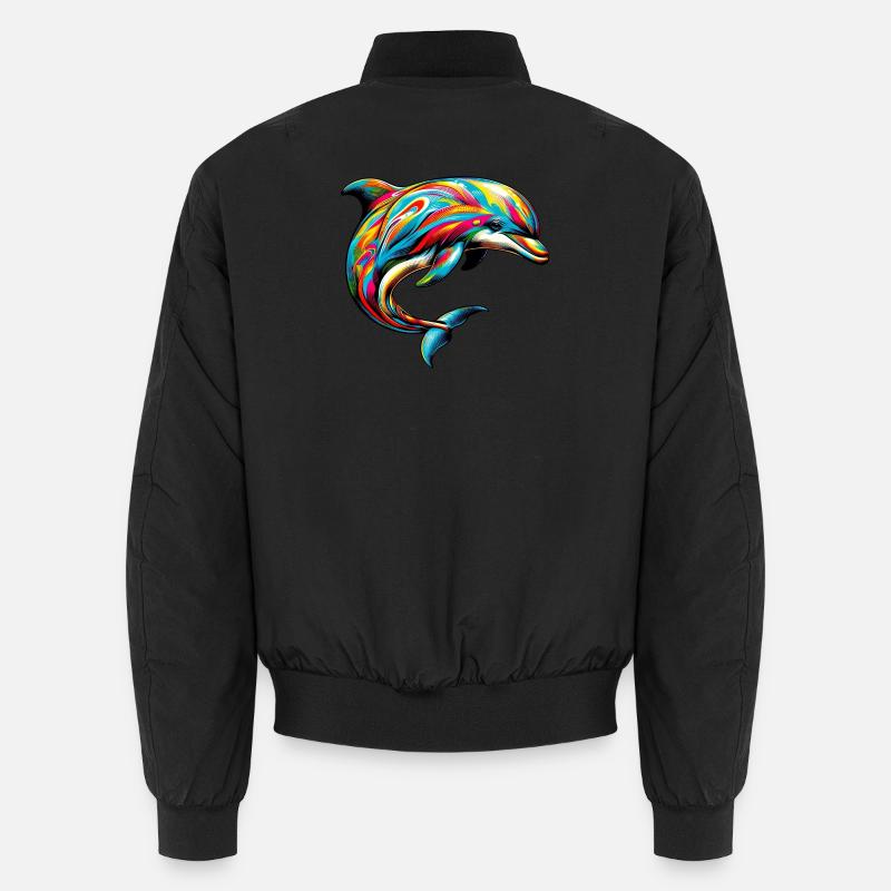 Delfin Unisex Bomberjacke