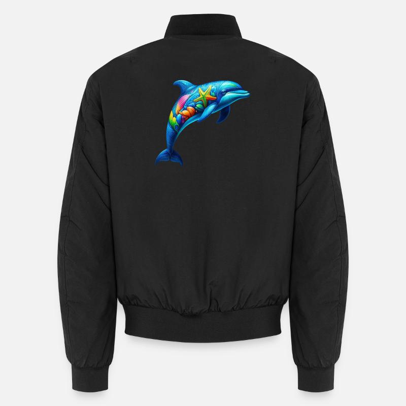 Dolphin Unisex Bomber Jacket