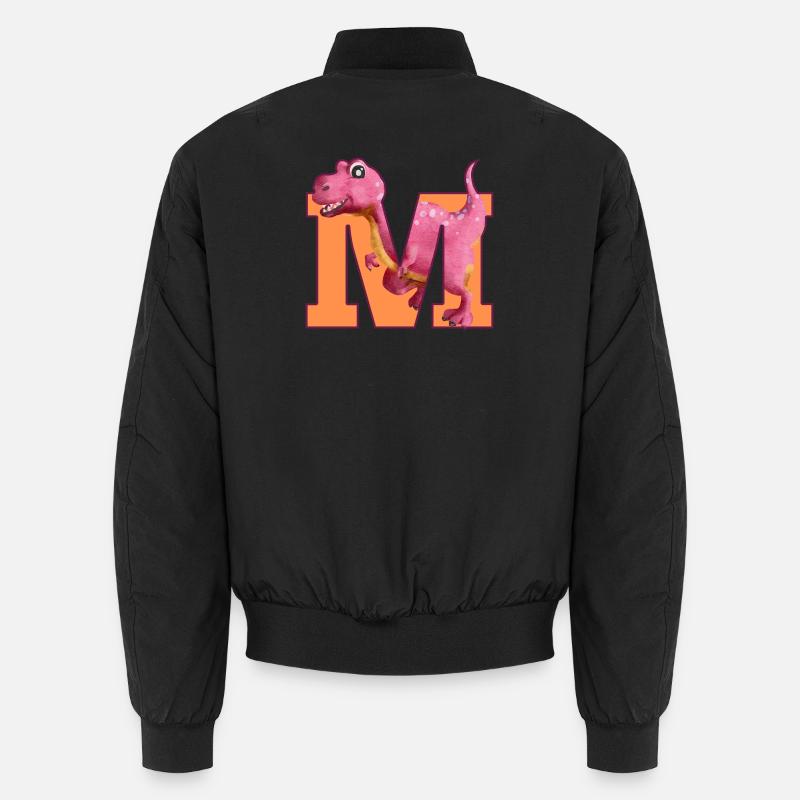 M- DINOSAURIER, Personalisierbar Unisex Bomberjacke