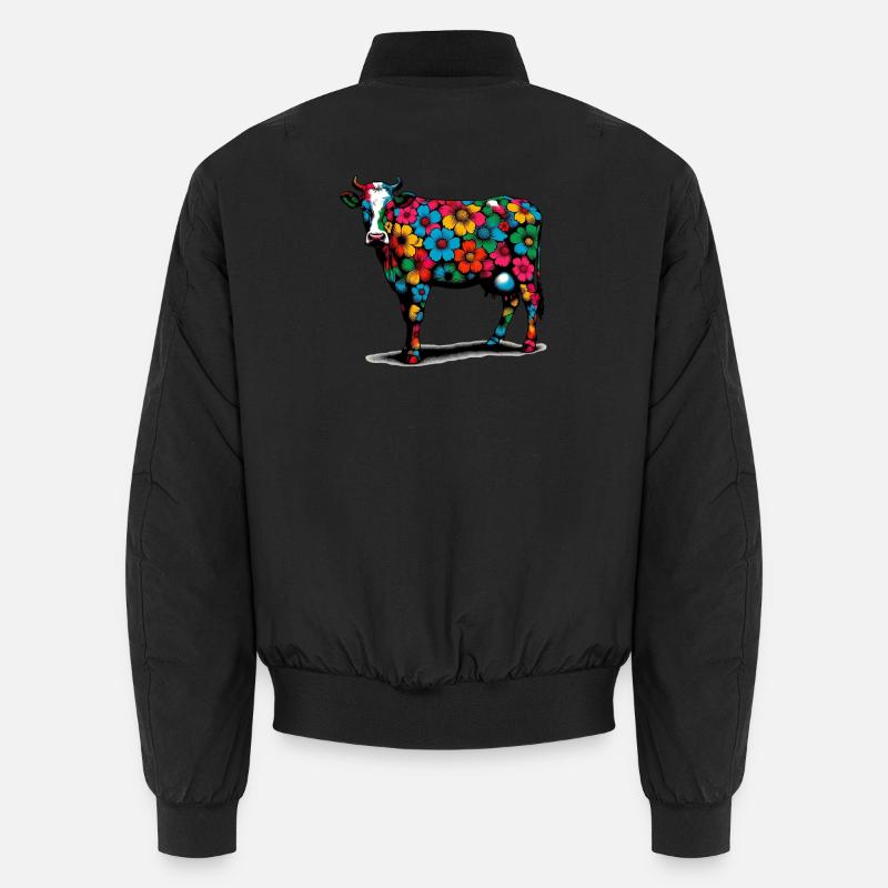 Vache - Bomber unisexe - noir