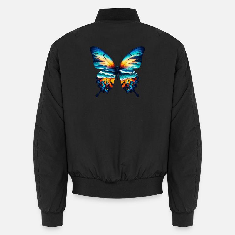 Schmetterling Unisex Bomberjacke
