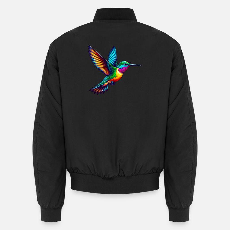 Hummingbird - Unisex Bomber Jacket - black