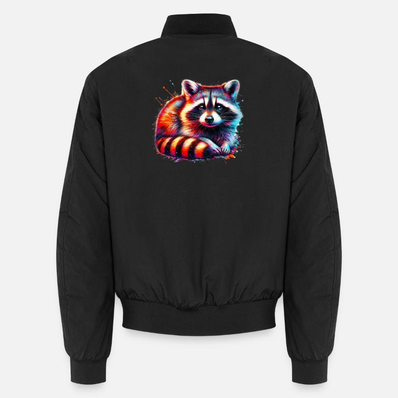 Waschbär Unisex Bomberjacke