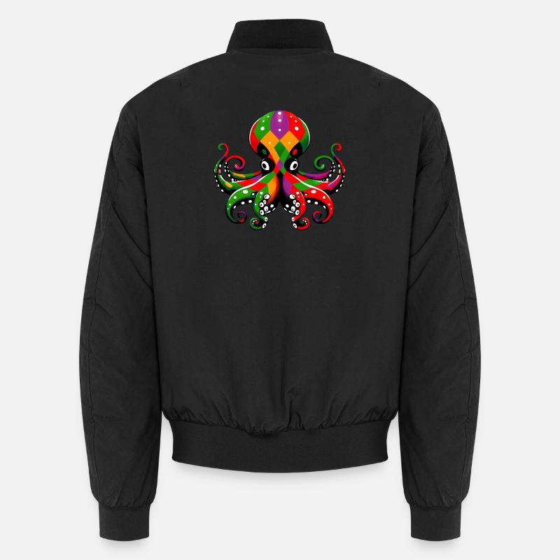 Pieuvre Bomber unisexe