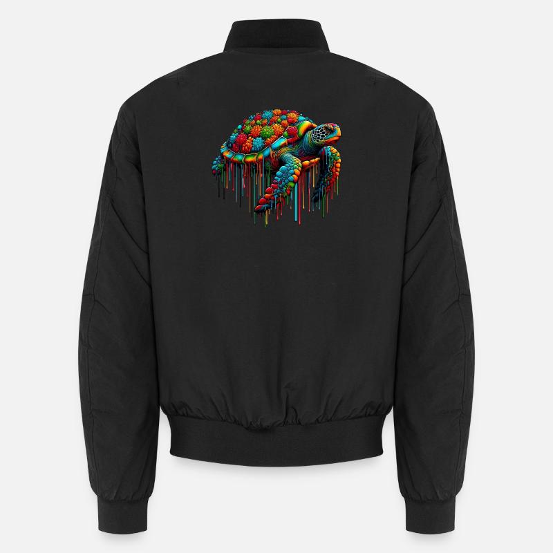 Tortue - Bomber unisexe - noir