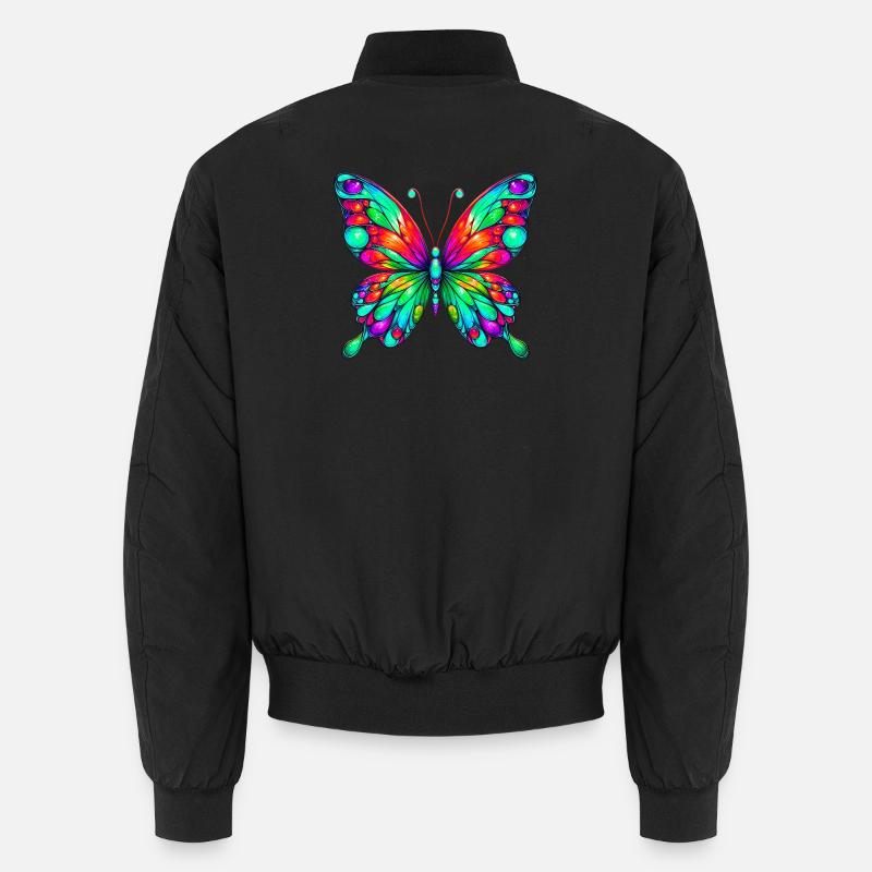 Schmetterling Unisex Bomberjacke