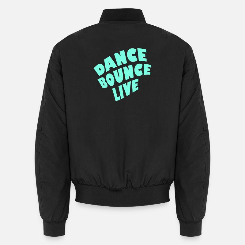 Dance Bounce Live 1-farbig - Unisex Bomberjacke - Schwarz