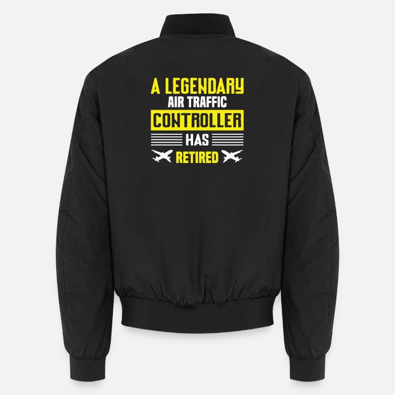 Luftverkehrs-Controller Ruhestand Humor Unisex Bomberjacke