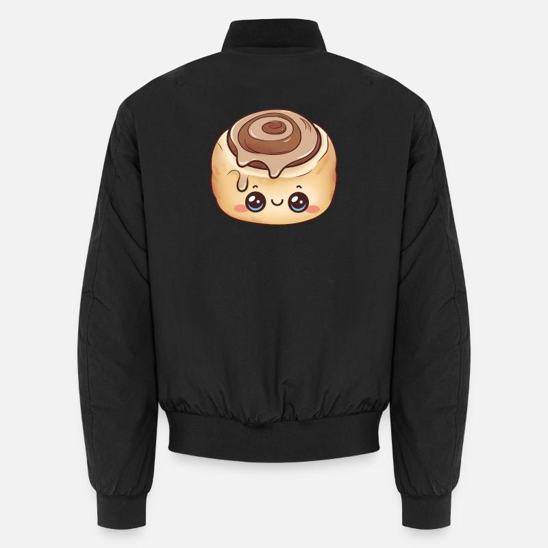 Cute Cinnamon Roll Kawaii Unisex Bomber Jacket