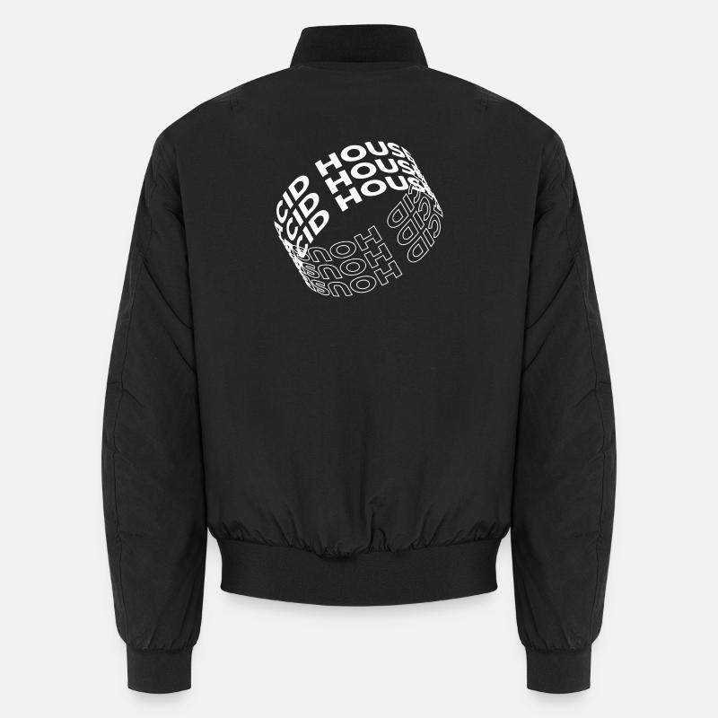 Conception de la typographie Acid House Bomber unisexe