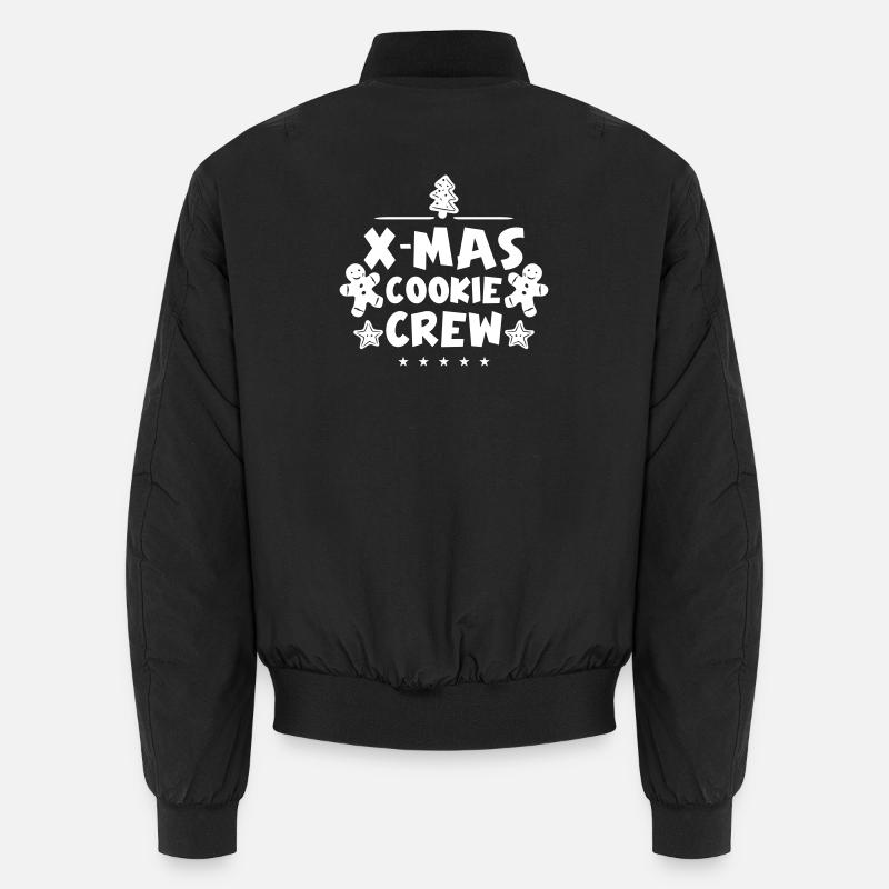 Weihnachten Kekse Backen Crew - Unisex Bomberjacke - Schwarz