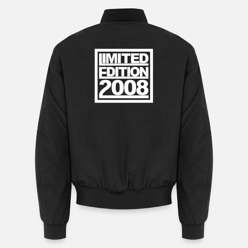 Limitierte Edition 2008 Design Geburtstag Unisex Bomberjacke