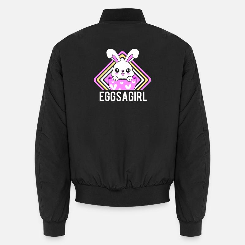 Gender Reveal Ostern Werdende Mutter Unisex Bomberjacke
