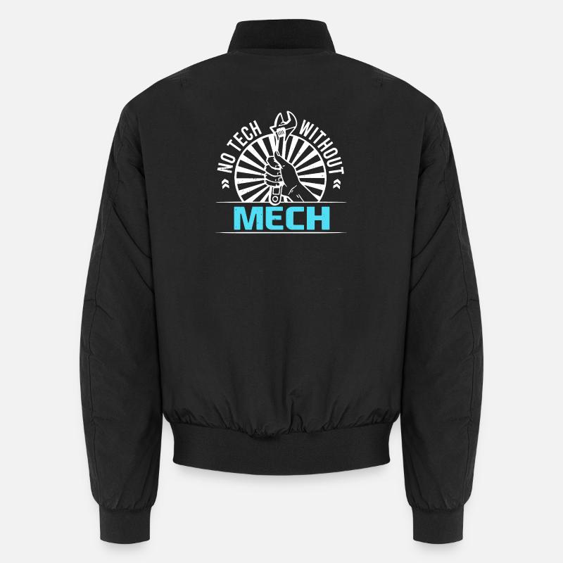 Mechanical Engineering Mechanical Engineer - Unisex Bomber Jacket - black