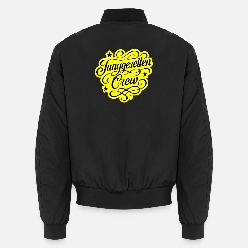 Junggesellen Crew - Unisex Bomberjacke - Schwarz