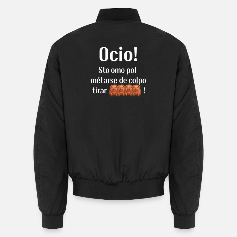 Funny typical Venetian phrase Unisex Bomber Jacket