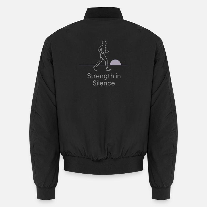 Introverted training, Calm Unisex Bomber Jacket