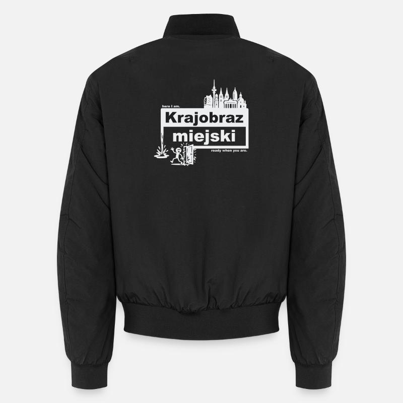 Stadtbild - polnisch - ready when you are Unisex Bomberjacke