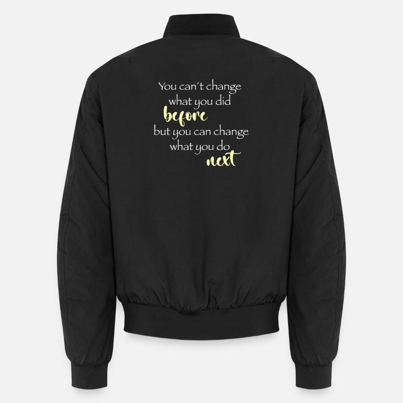 Change next - Unisex Bomberjacke - Schwarz