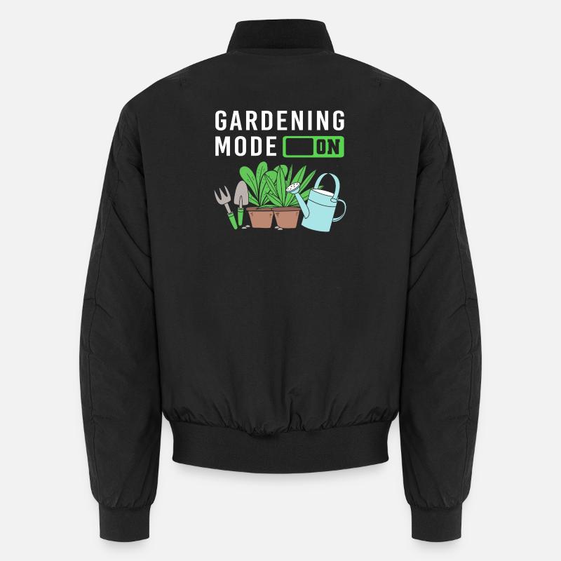Cadeau de compost de vers - Bomber unisexe - noir