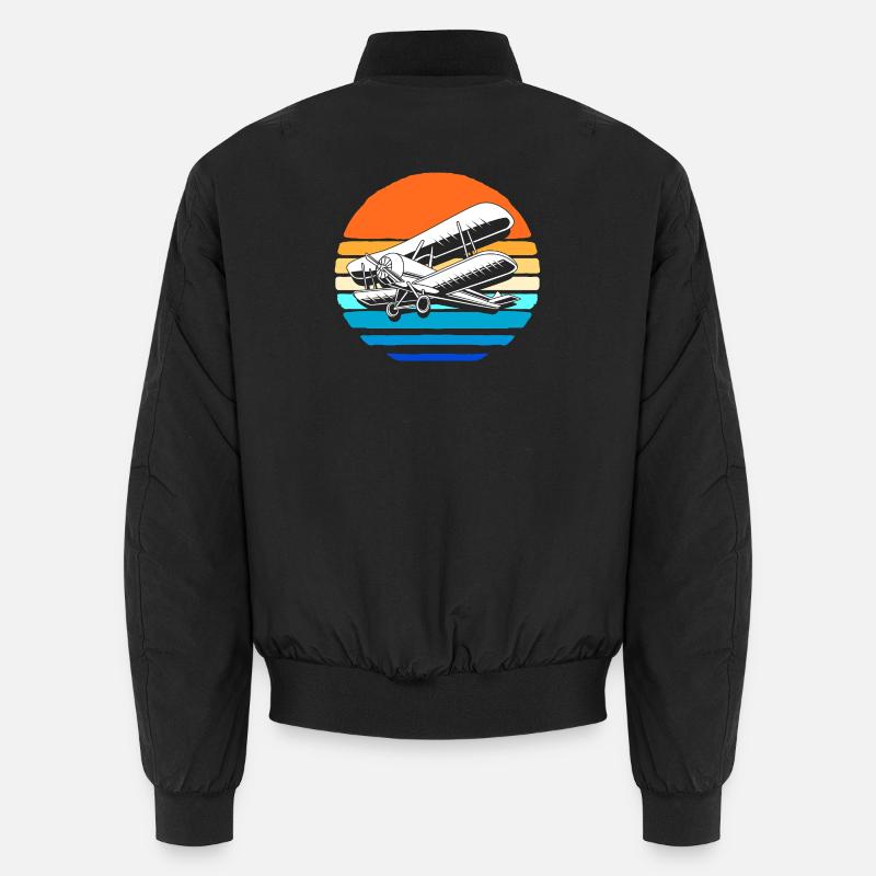 Modellflugzeug Modellflug - Unisex Bomberjacke - Schwarz