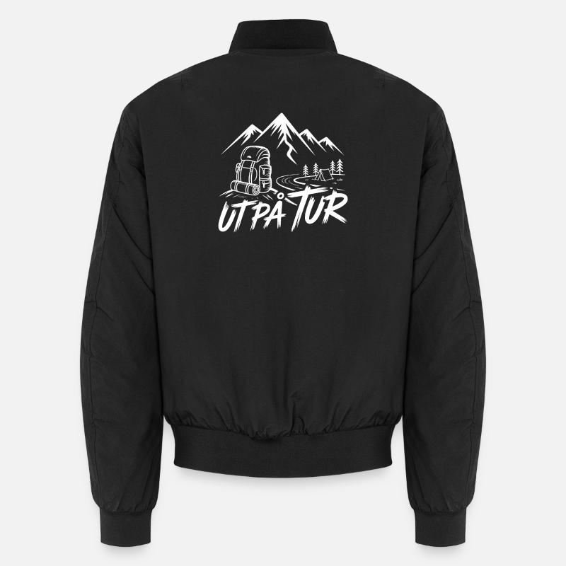 Out on a trip Mountain backpacking Unisex Bomber Jacket