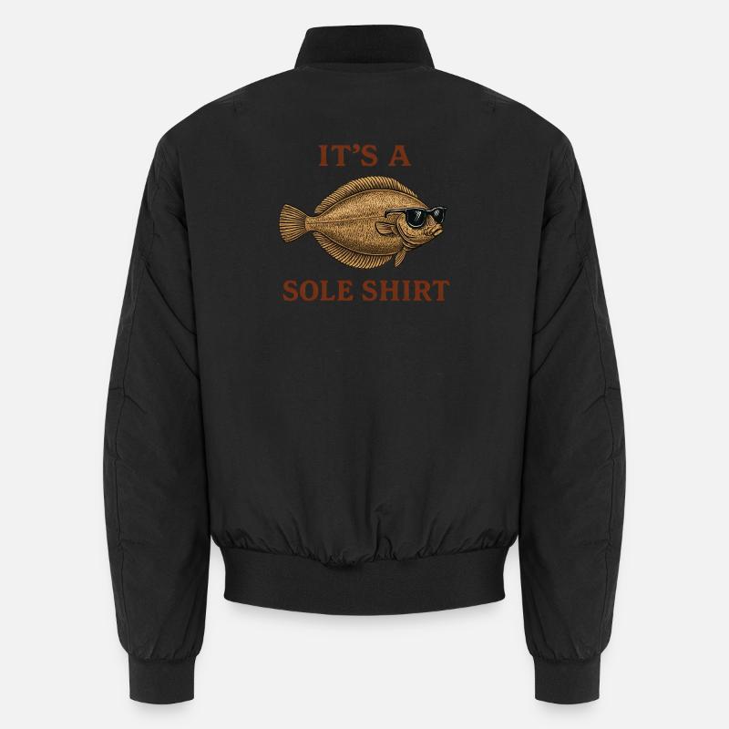 It's a Sole Shirt - Unisex Bomber Jacket - black