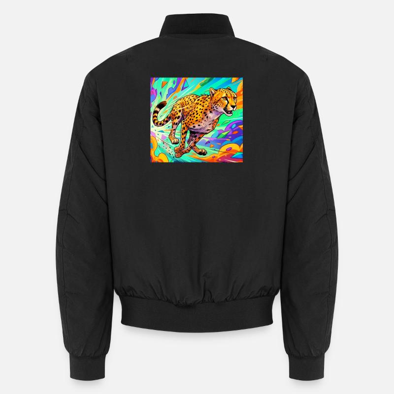 cheetah Unisex Bomber Jacket