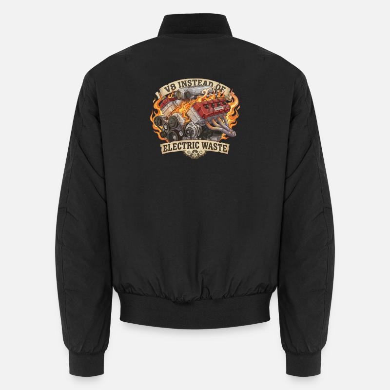 V8 Statt EV – Electric Waste Unisex Bomberjacke